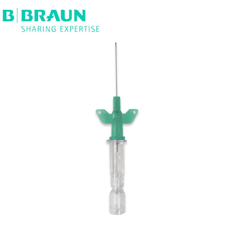 德國貝朗動靜脈留置針I(yè)ntrocan-W英初康 帶翼 18G 針頭1.3×45mm 綠色 貨號4254139B