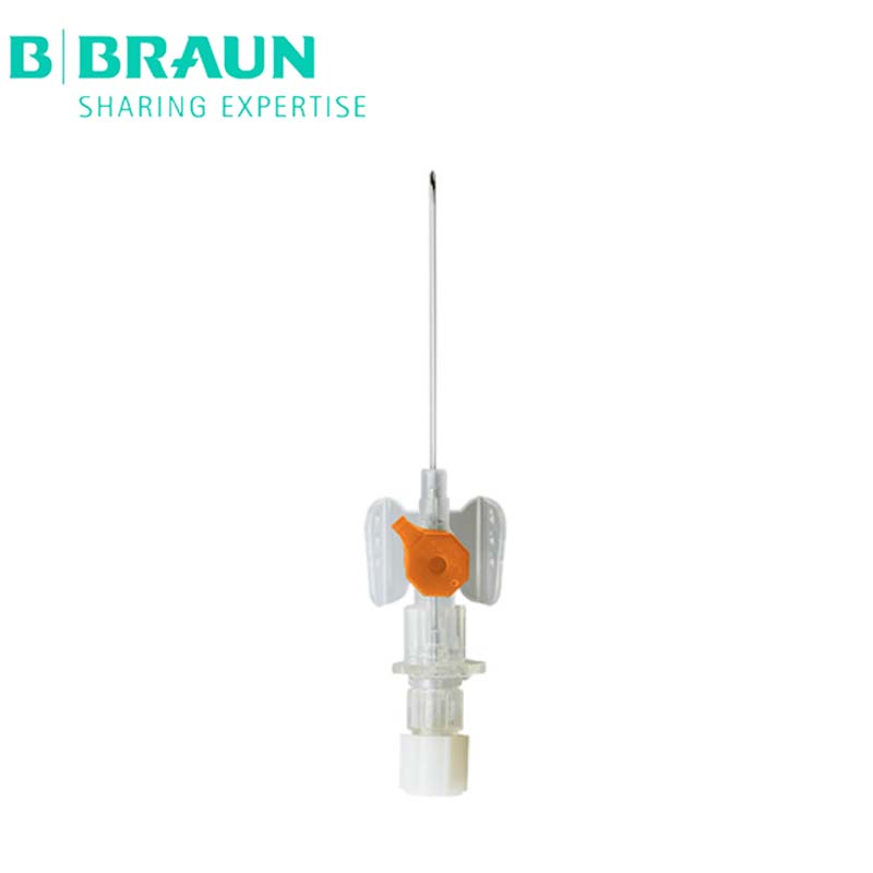 德國(guó)貝朗靜脈留置針Vasofix沃素菲 加藥壺 14G 針頭2.2*50mm 橙色 貨號(hào)4268210B