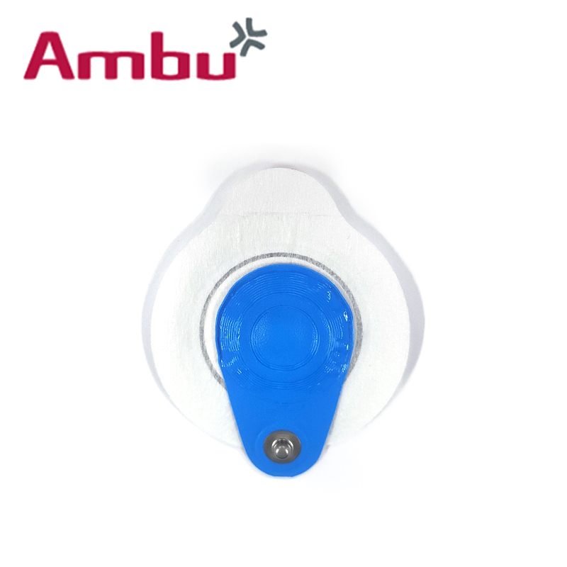 AMBU 丹麥安保藍(lán)點(diǎn)心電電極片L-00-S 68.2*55mm