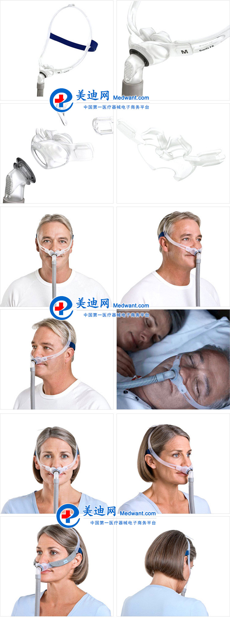 Resmed瑞思邁 鼻枕鼻罩 Swift FX    